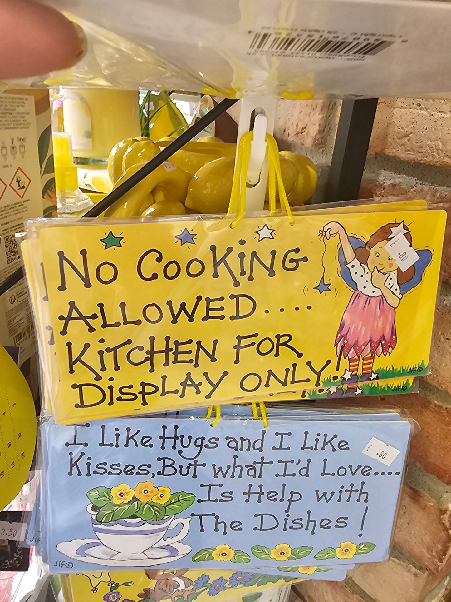 Funny Quote Plastic Sign