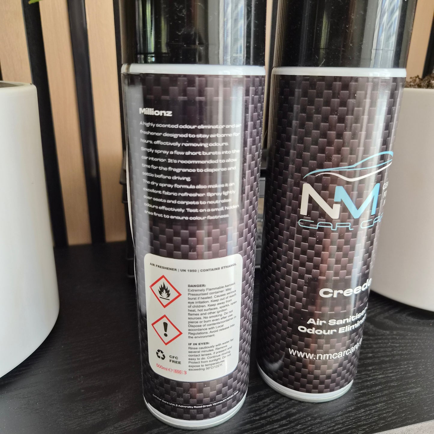 500ml "Blast Can" air freshener and odour eliminator by brand N M Car Care.