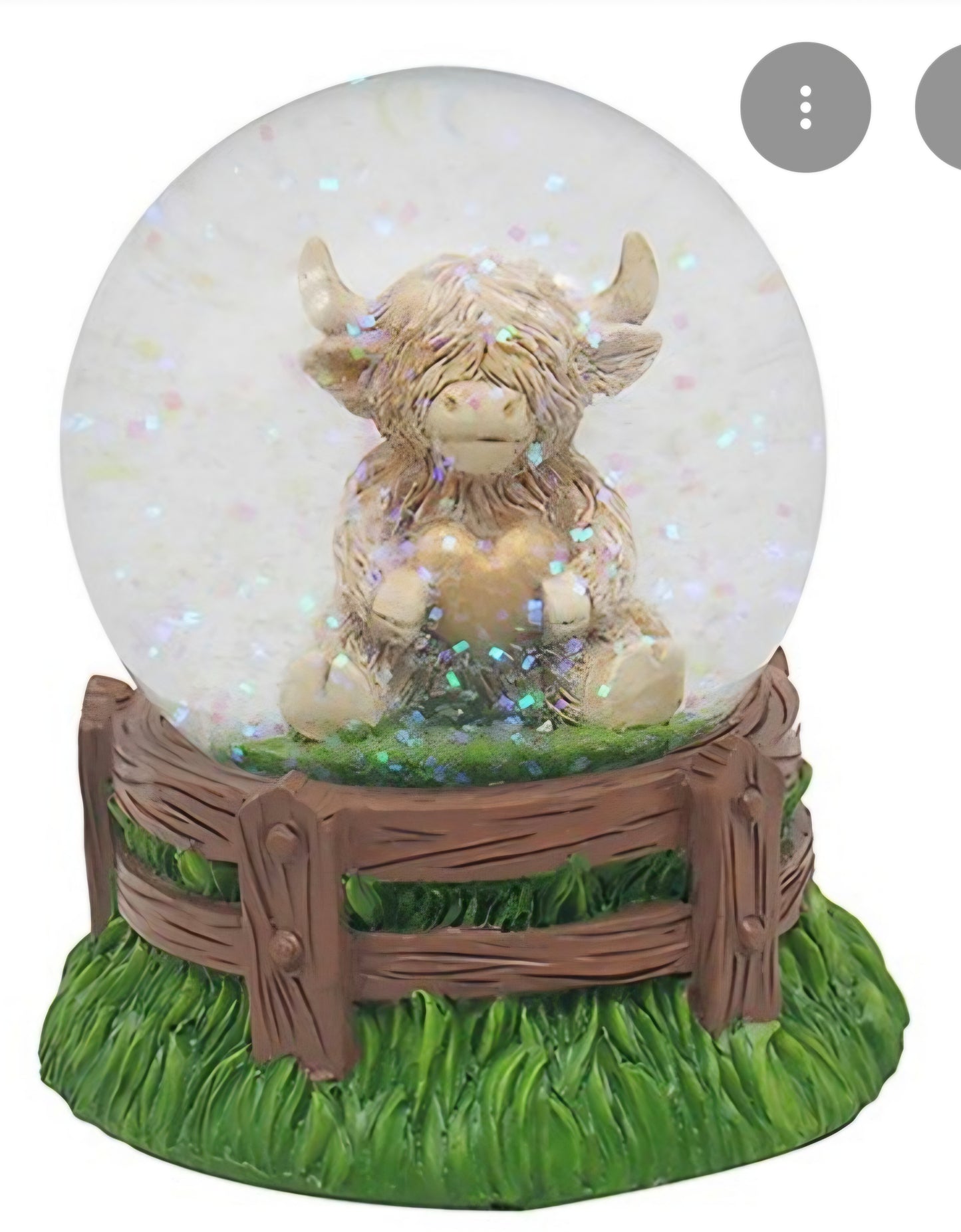 Happy Highland Cow Waterball 5 designs to choose