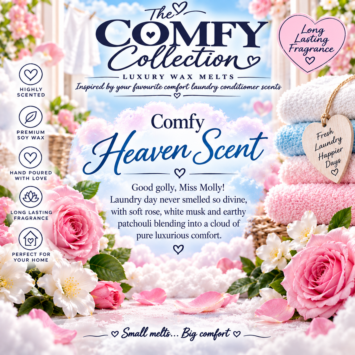 The Comfy Collection wax melts