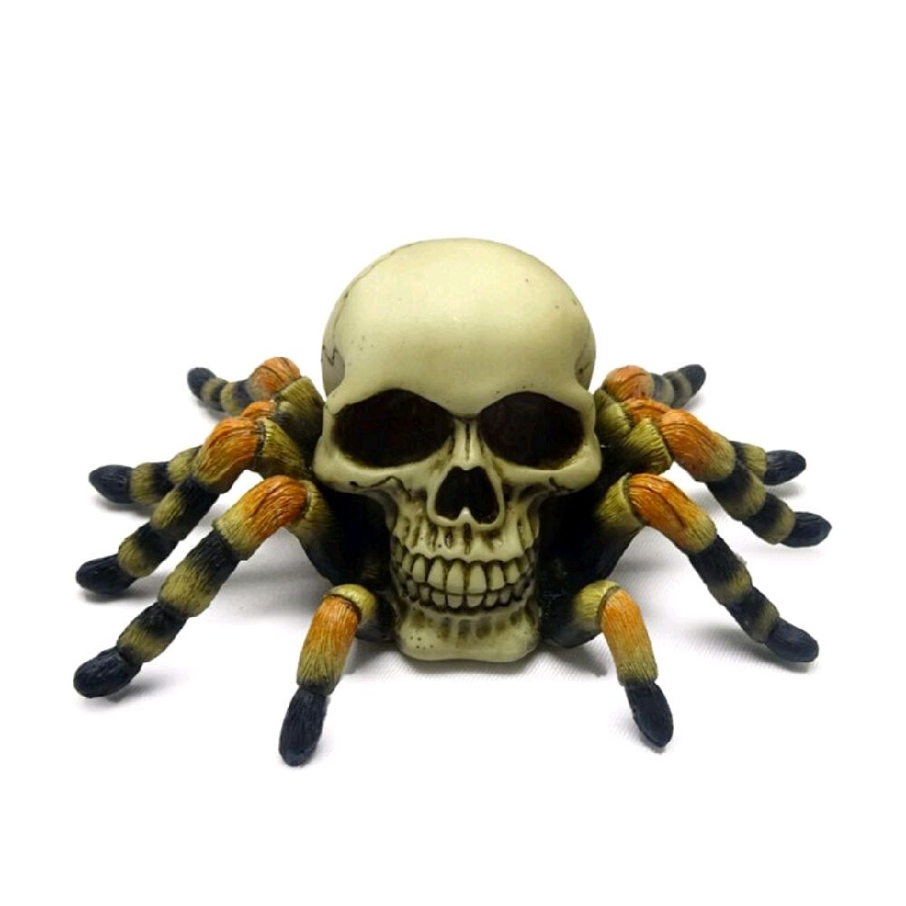 Skull with Spider Legs home decor ornament Spooky Decoration