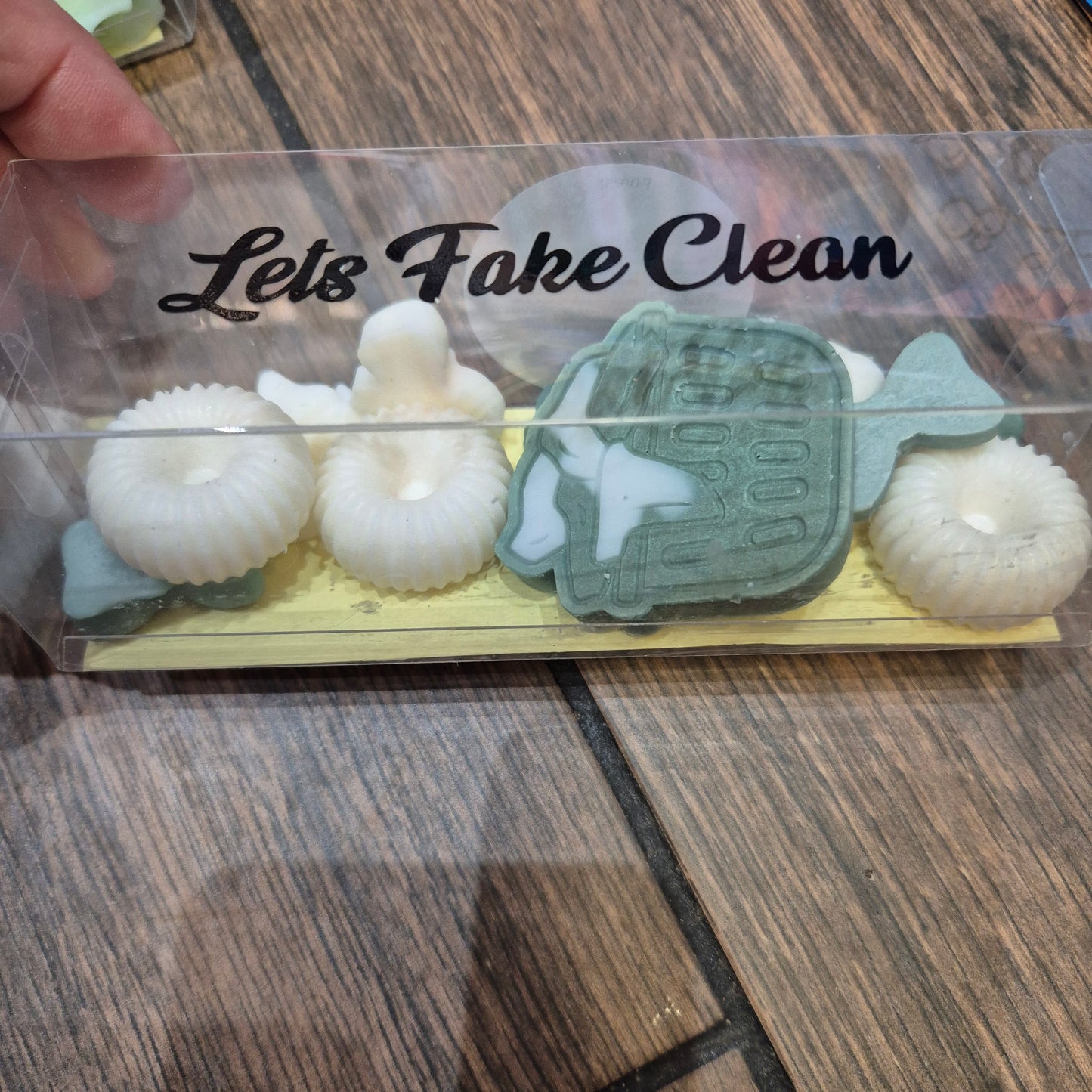 Spanish inspired wax melts in various shapes approx 55g per tub