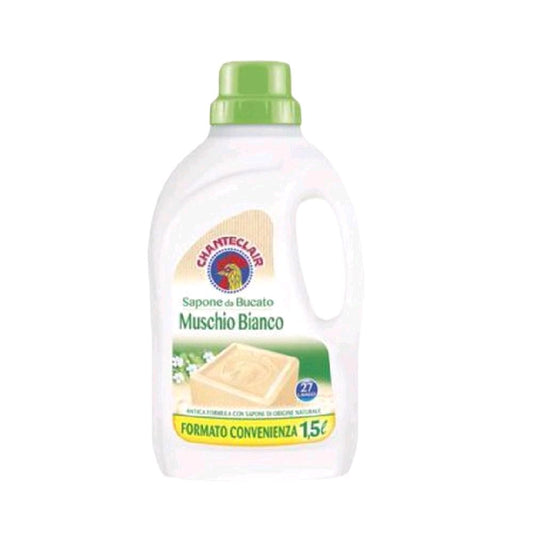 Chanteclair White Musk Laundry Soap 1.5 l - Fresh Scented Cleaning Product for Your Laundry Needs