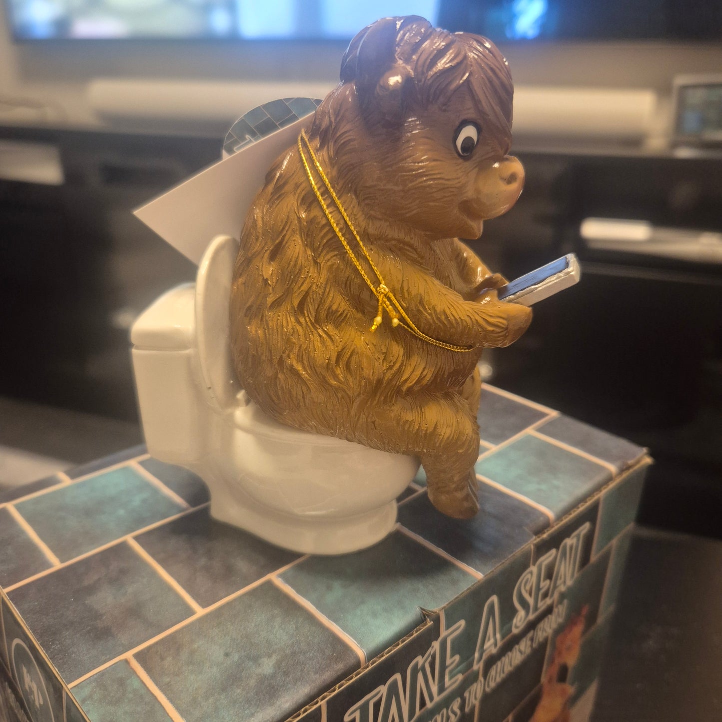 Take a Seat Highland Cow on Loo