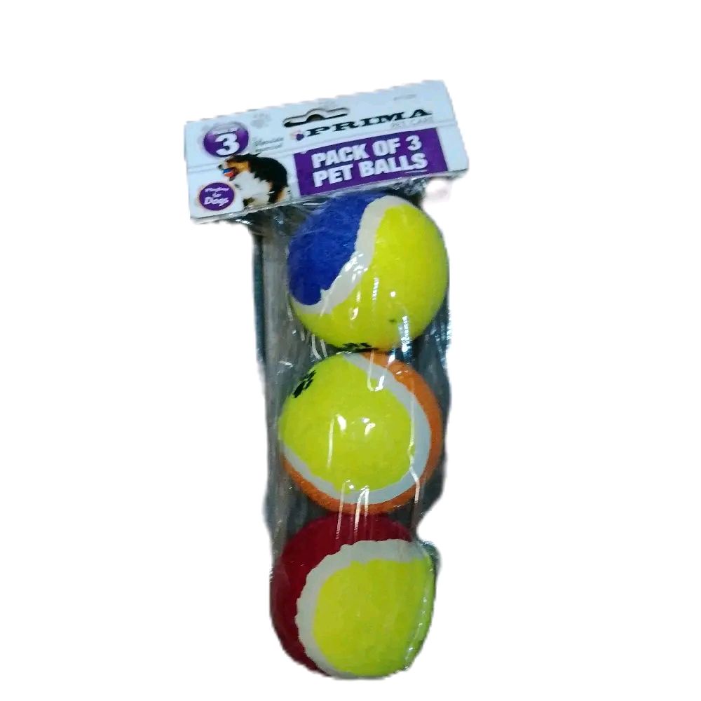 Prima Pack of 3 Pet Balls