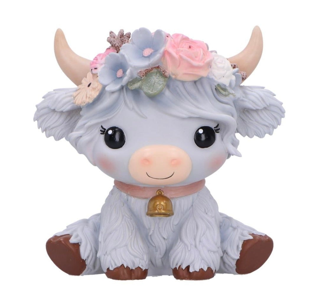 Moo Crew Flower Cow Figurines 10.8cm