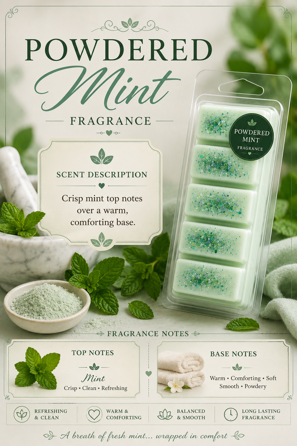 Wax Melt Bars for Home Fragrance 50g