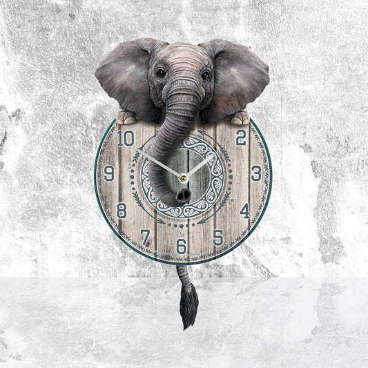 Elephant pendulum clock