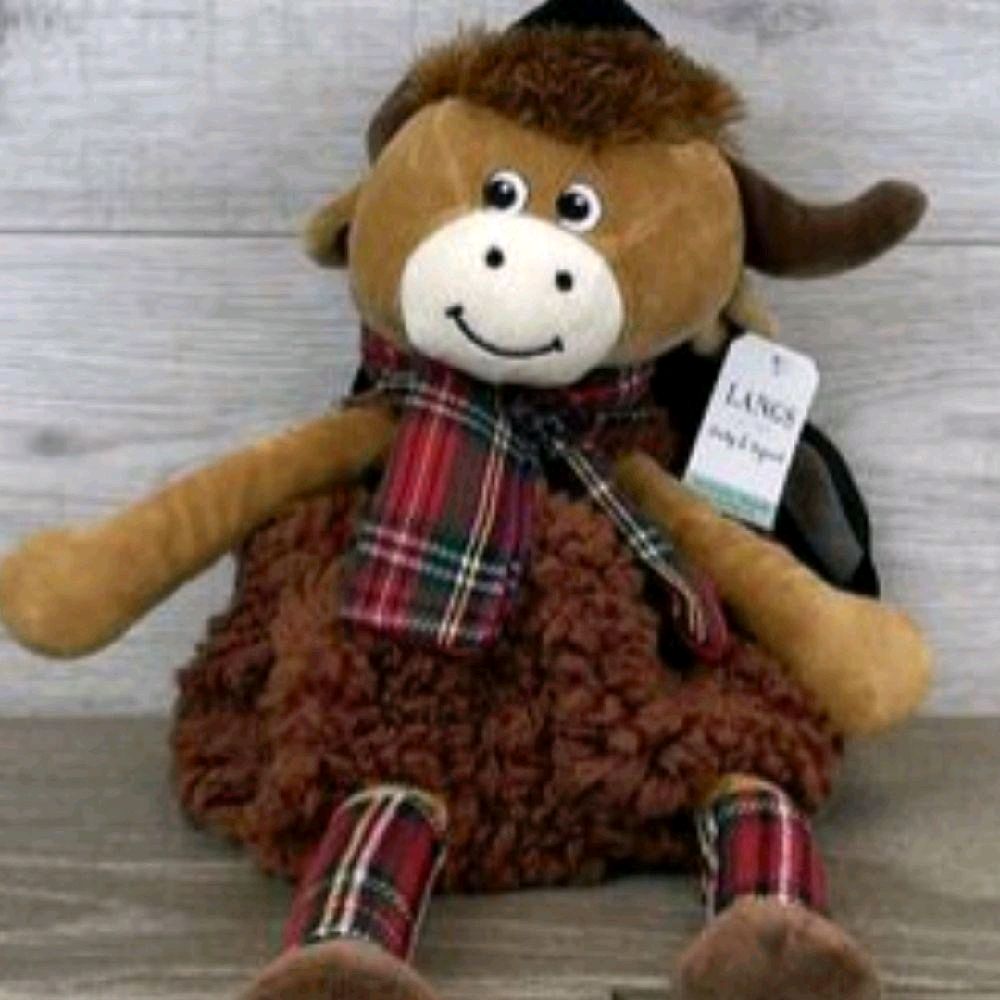Highland Cow Backpack for Children and Adults with Zip Opening - Novelty Gift