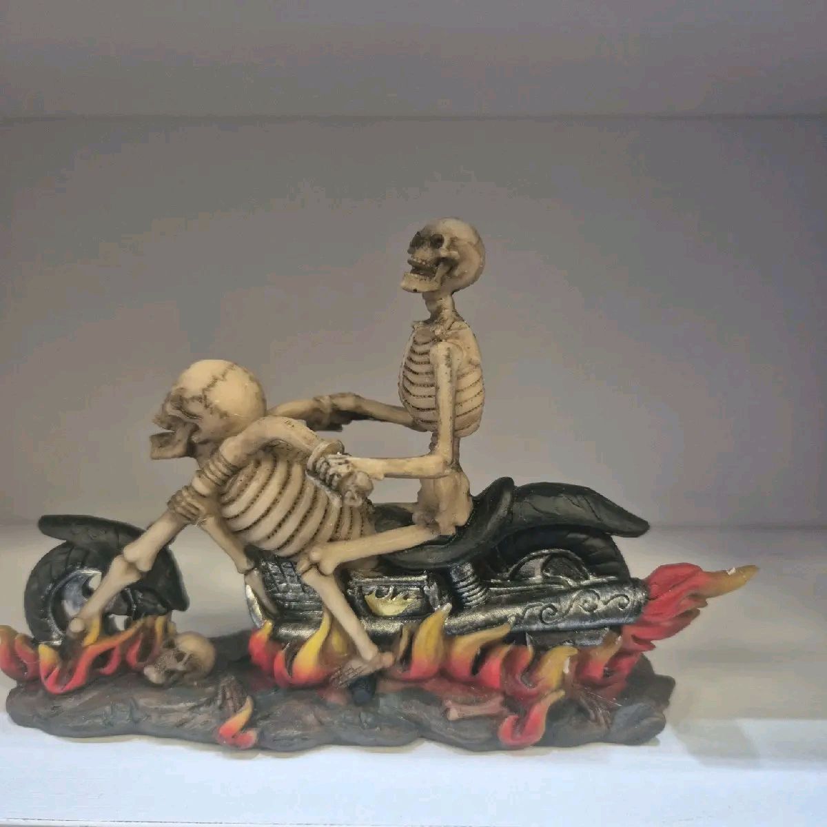 Skull Ornament on Motorbike