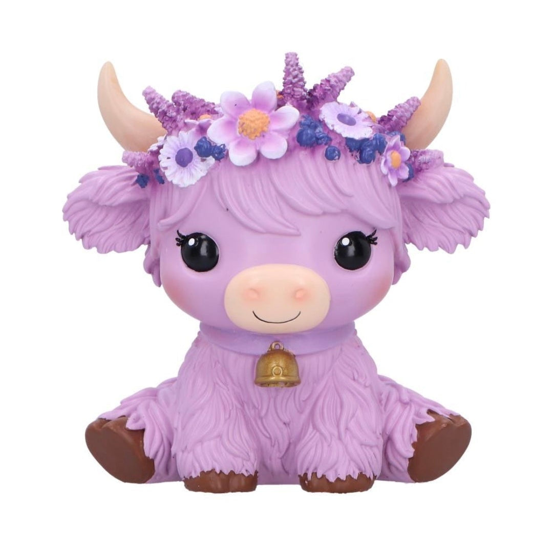 Moo Crew Flower Cow Figurines 10.8cm