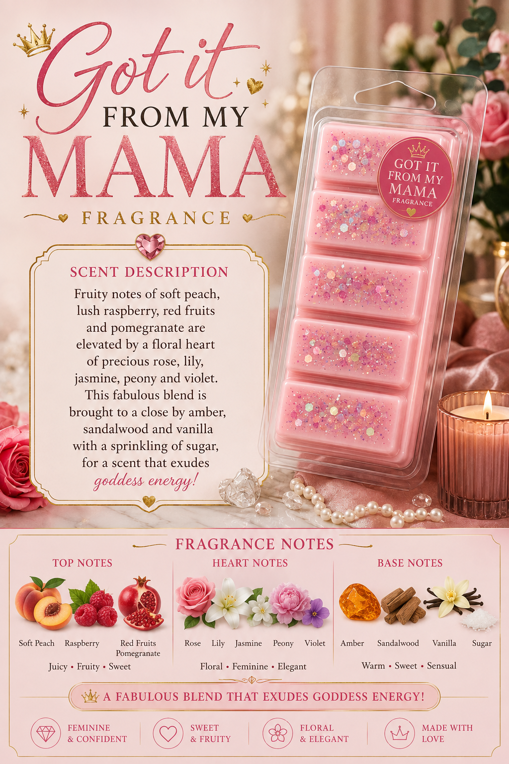 Wax Melt Bars for Home Fragrance 50g