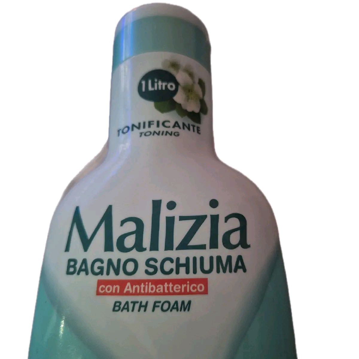 Malizia Italian Bath Foam 1litre in white musk with antibacterial properties
