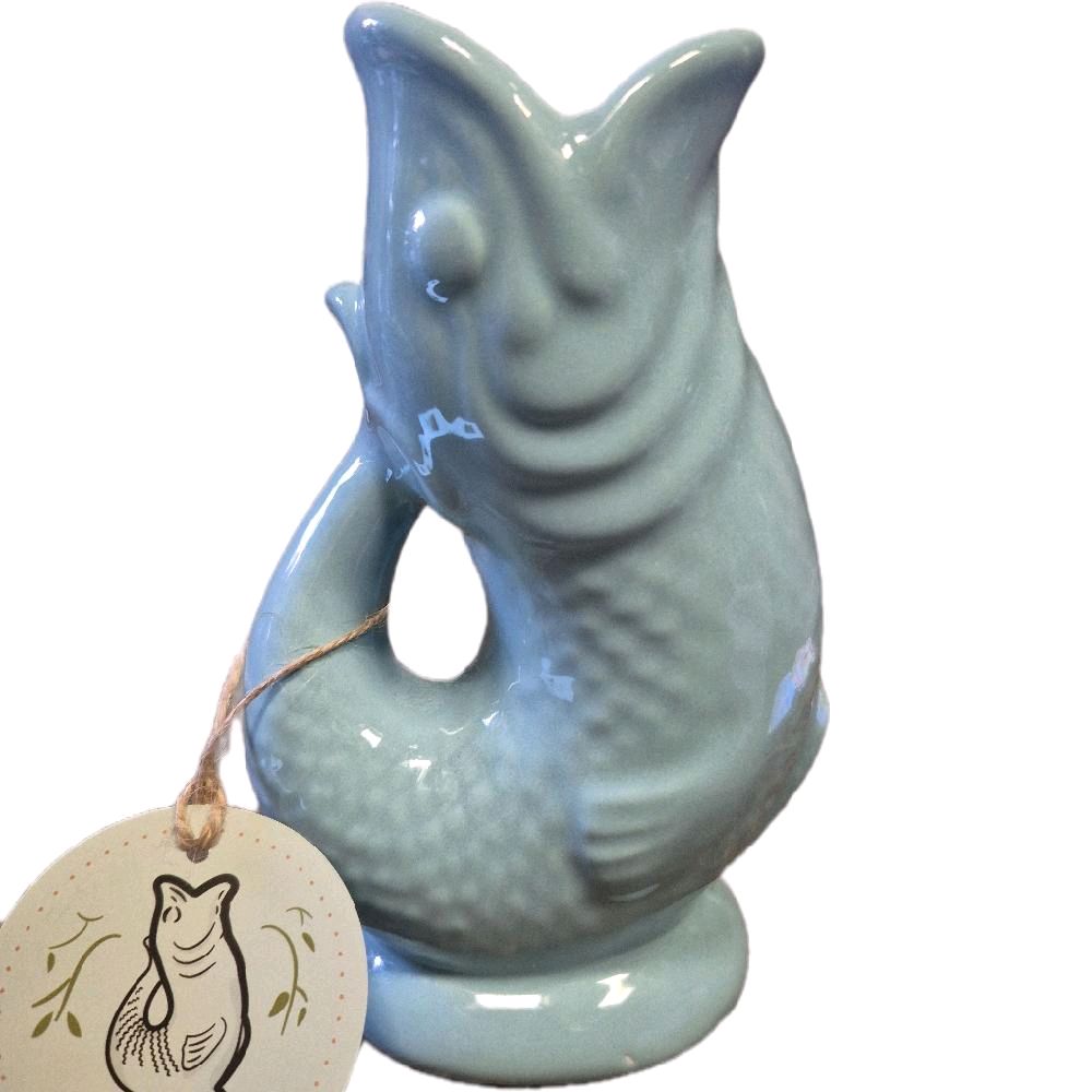 Fish Shaped Ceramic Vase - 17cm for Home Tableware - Bowls