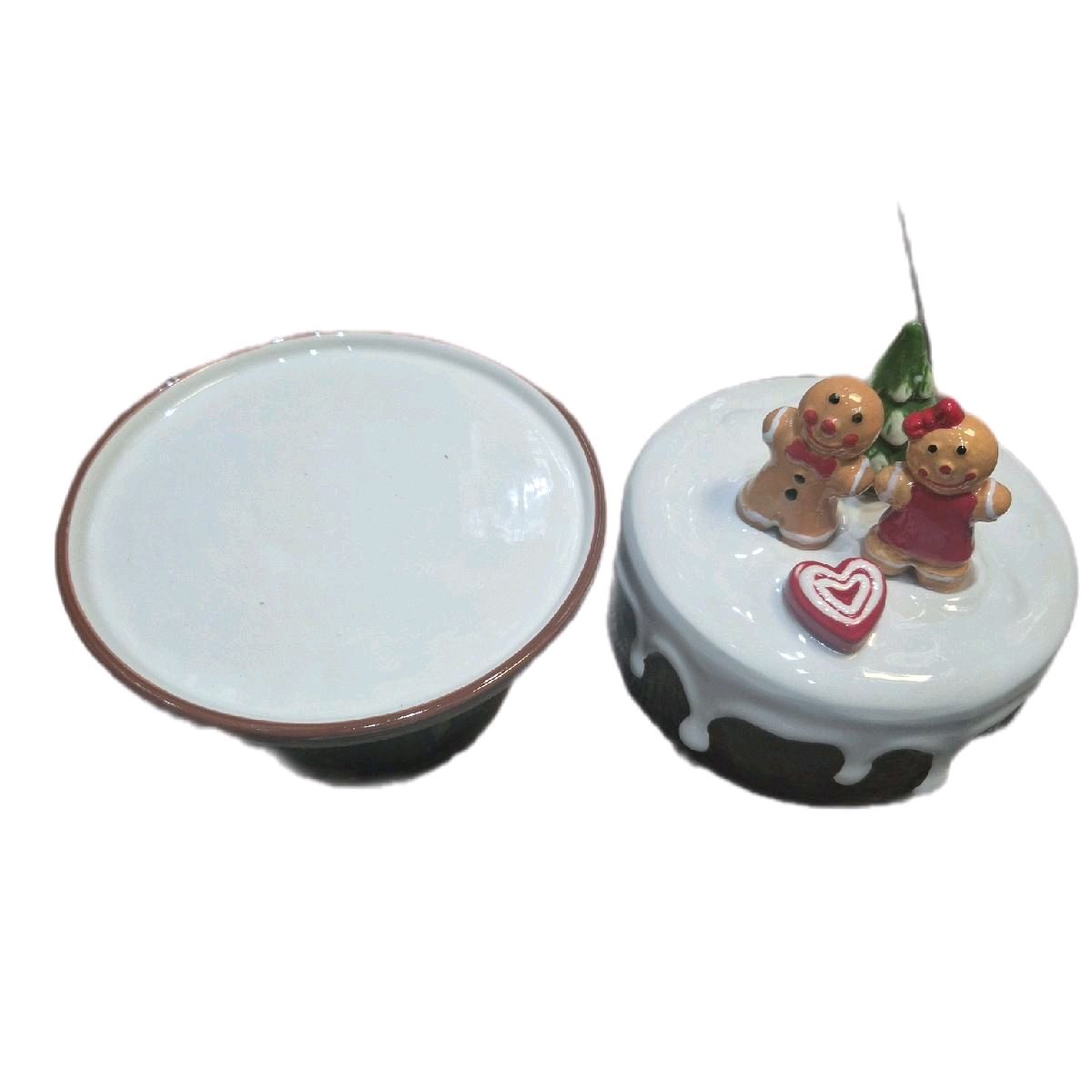 Gingerbread Icing Cake Stand with Lid for Professional Baking - Bakeware, Utensils Sturdy