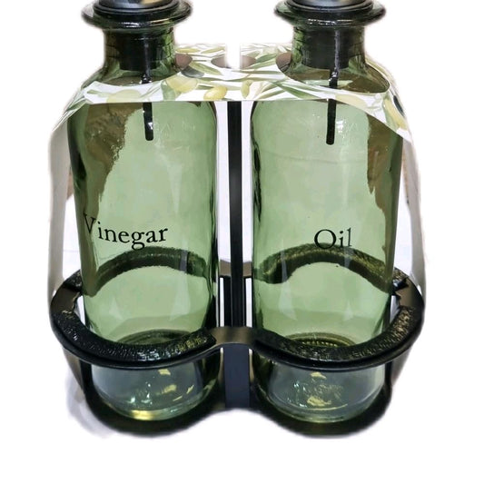 Oil & Vinegar Bottle Set Kitchen Dispenser