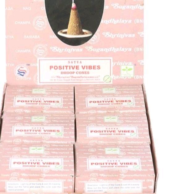 Positive Vibes Dhoop Incense Cones Fragrance Aroma
