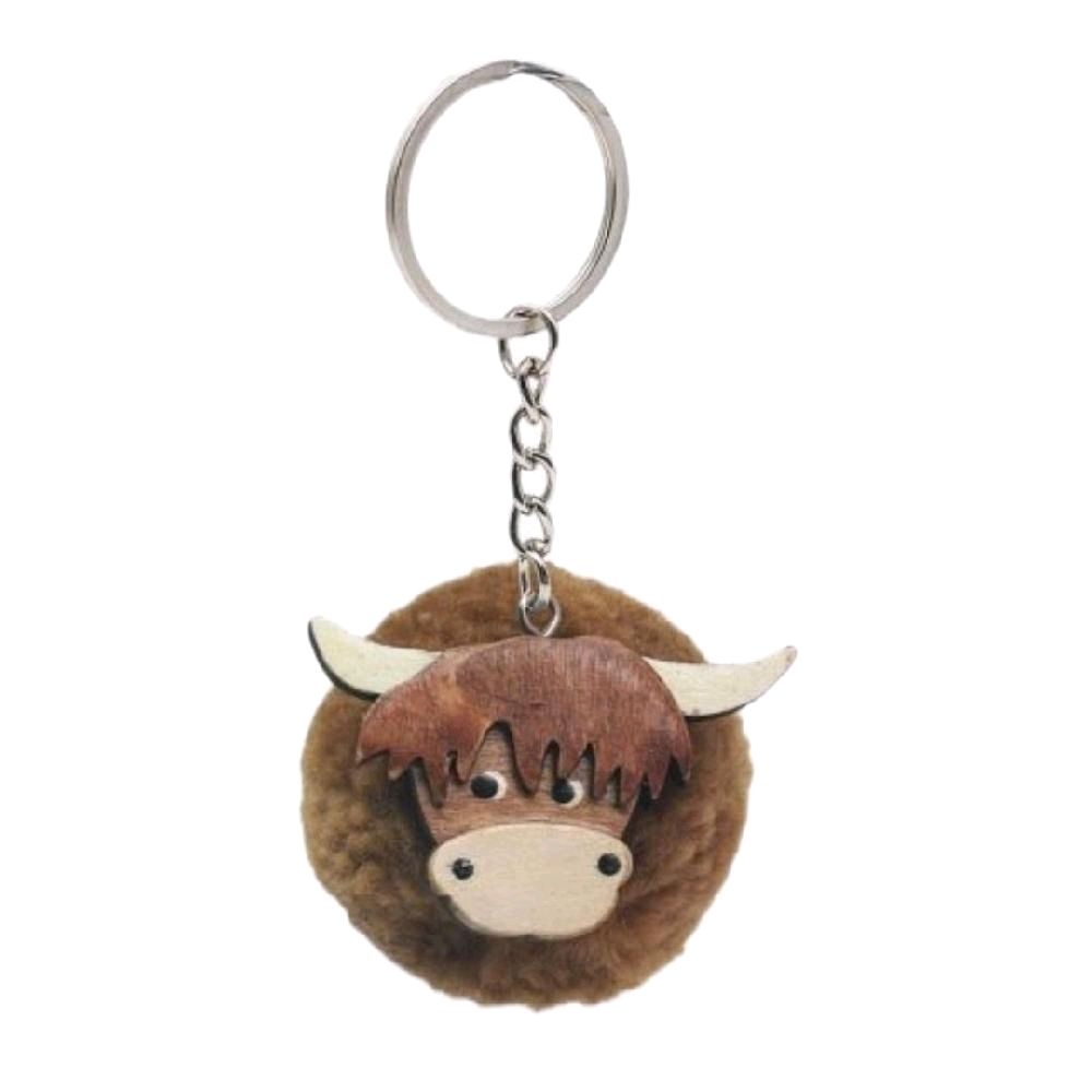 Highland Cow Keyring - Perfect for Keys and Accessories