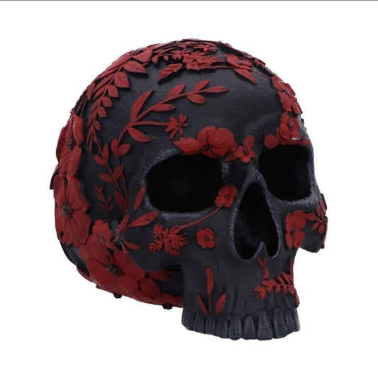 Age of Opium Poppy Skull 18.5cm