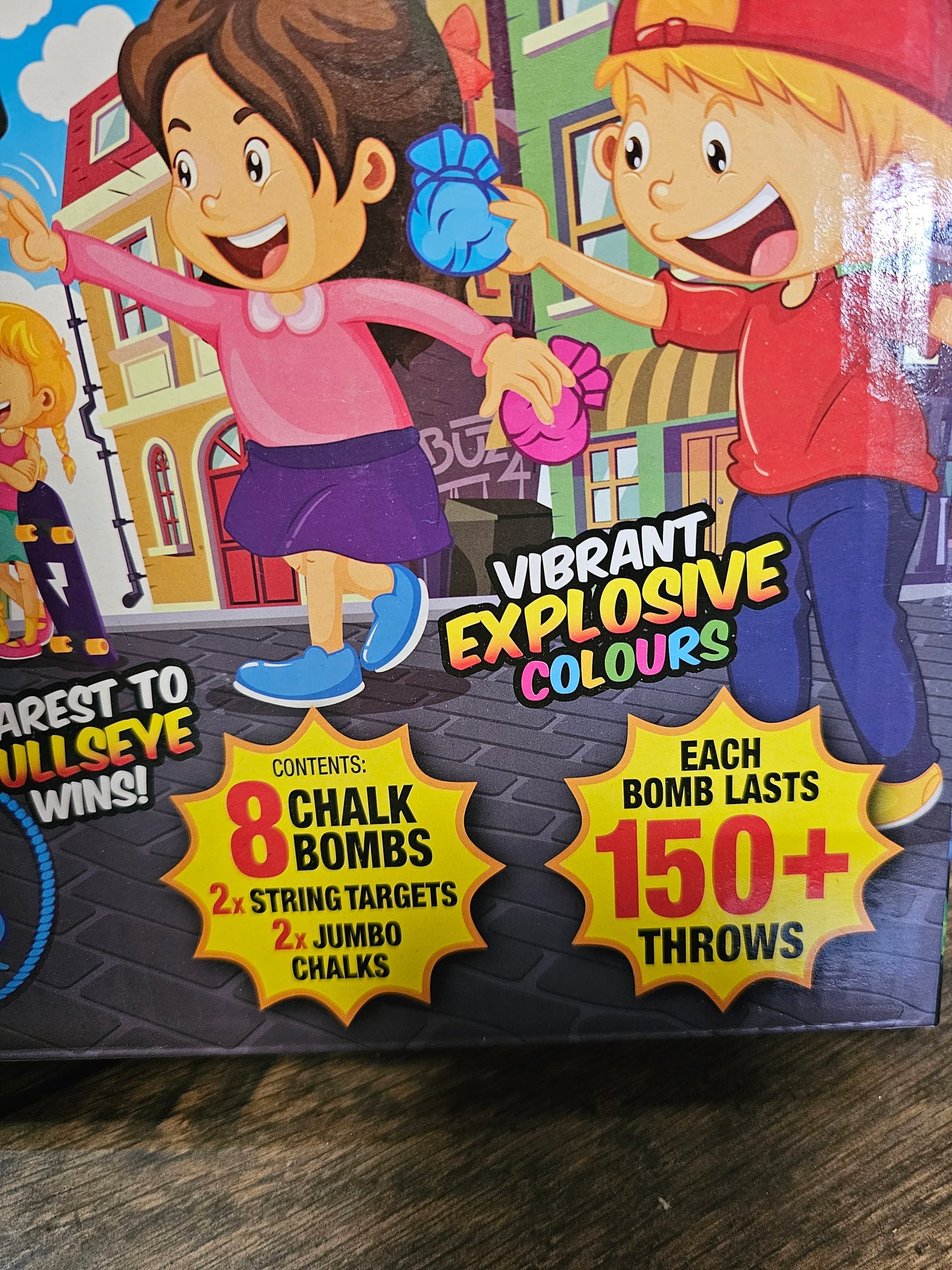 Chalk Bomb Target Game