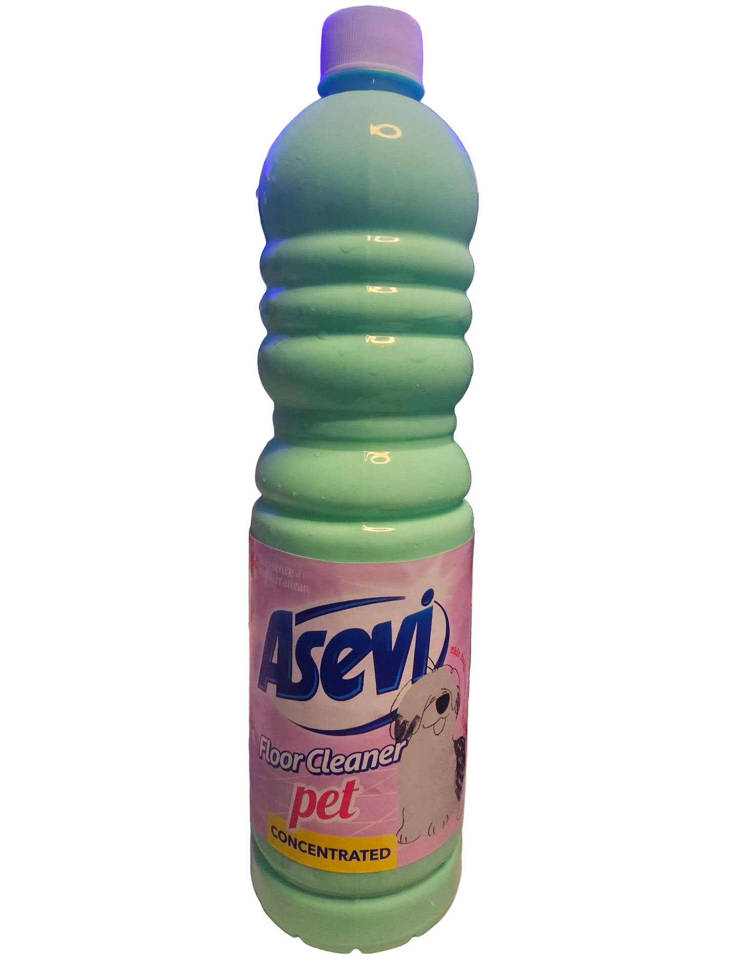 Asevi Pet Concentrated Floor Cleaner, 1L bottle.