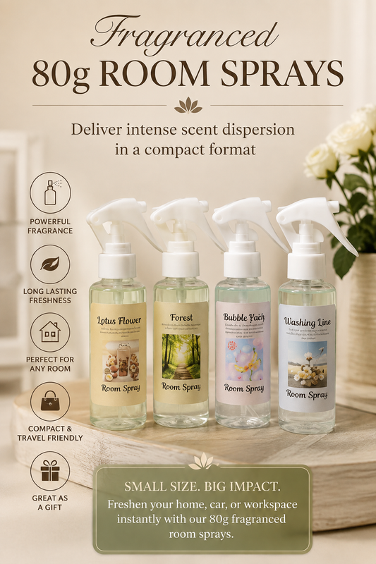 Fragranced 80g  Room Sprays
