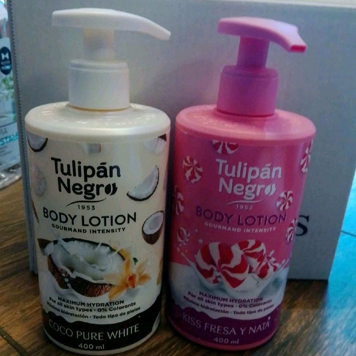 Tulipan Body Lotions with pump lid - Intense Moisturizing Lotion in 3 Scents - Moisturizer