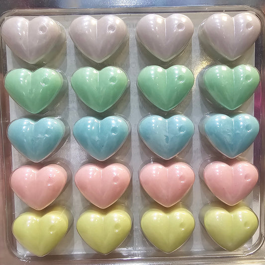 20 Heart Wax Melt Clamshell Collections