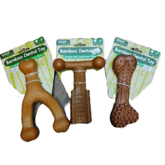 Bamboo Dental Dog Toy - Strong, Durable and Long-Lasting