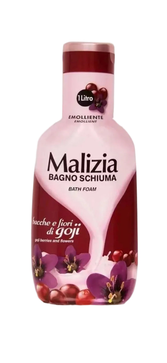 Malizia Bath Foam 1 litre in a variety of different scents