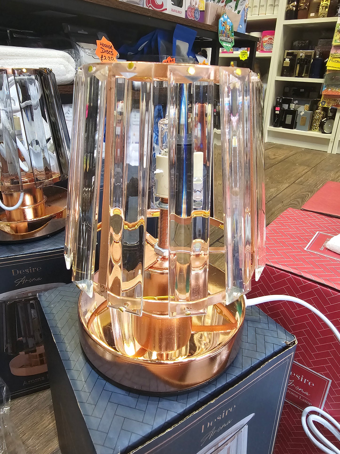 Rose Gold Glass Electric Wax Melt Warmer