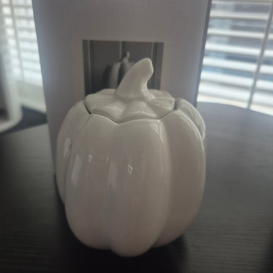 Ceramic Pumpkin Wax Melter with Lid