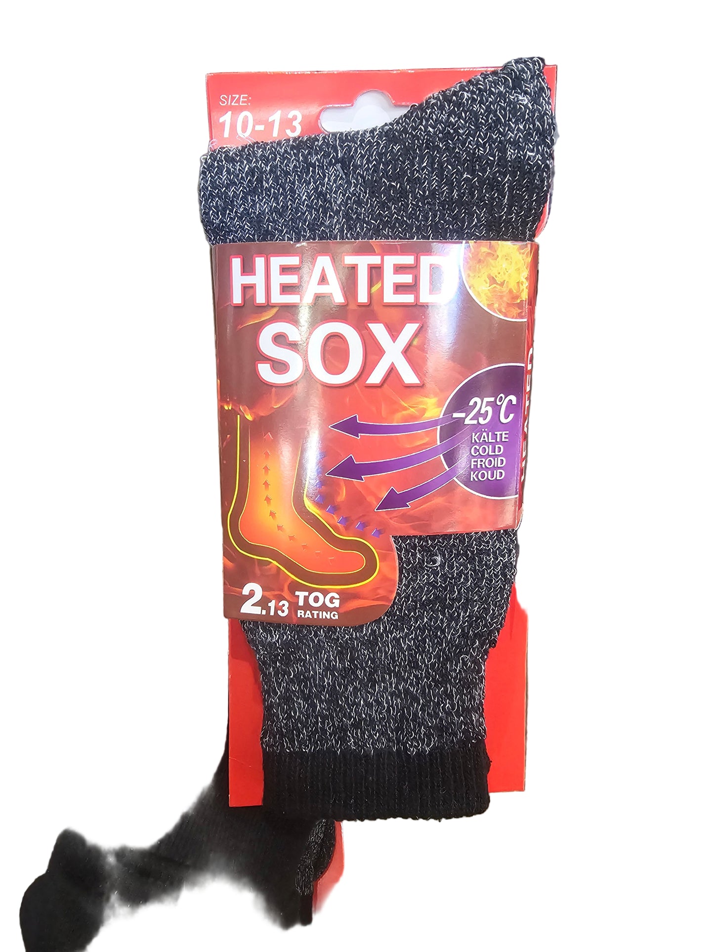 Heated Sox thermal socks, known for their high insulation properties designed for very cold conditions