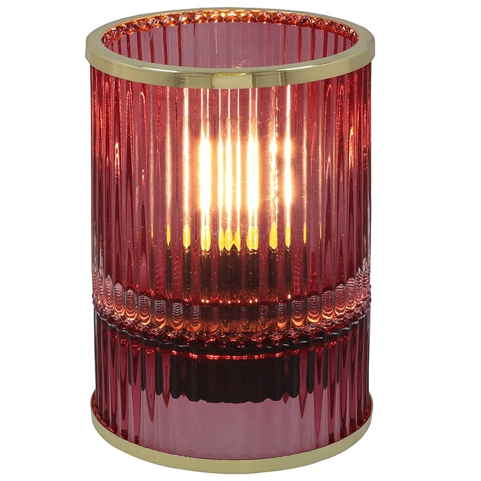 Posh LED Lamp Large Lines Purple