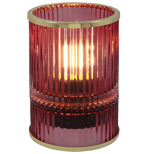 Posh LED Lamp Large Lines Purple