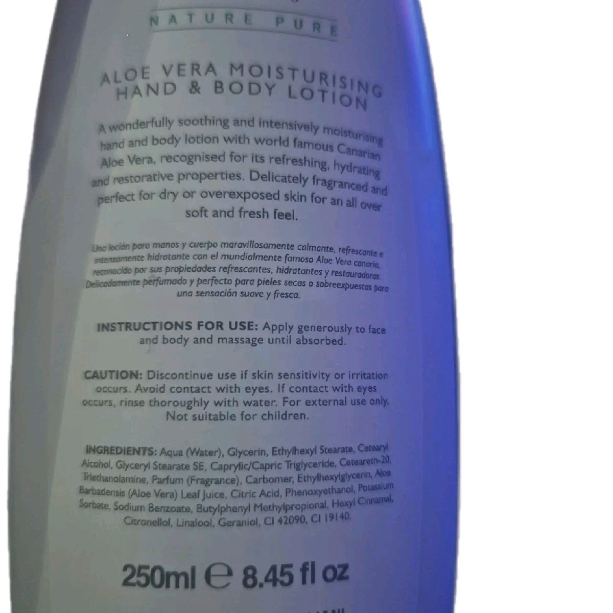 Cyclax Nature Pure Aloe Vera Moisturising hand and body lotion