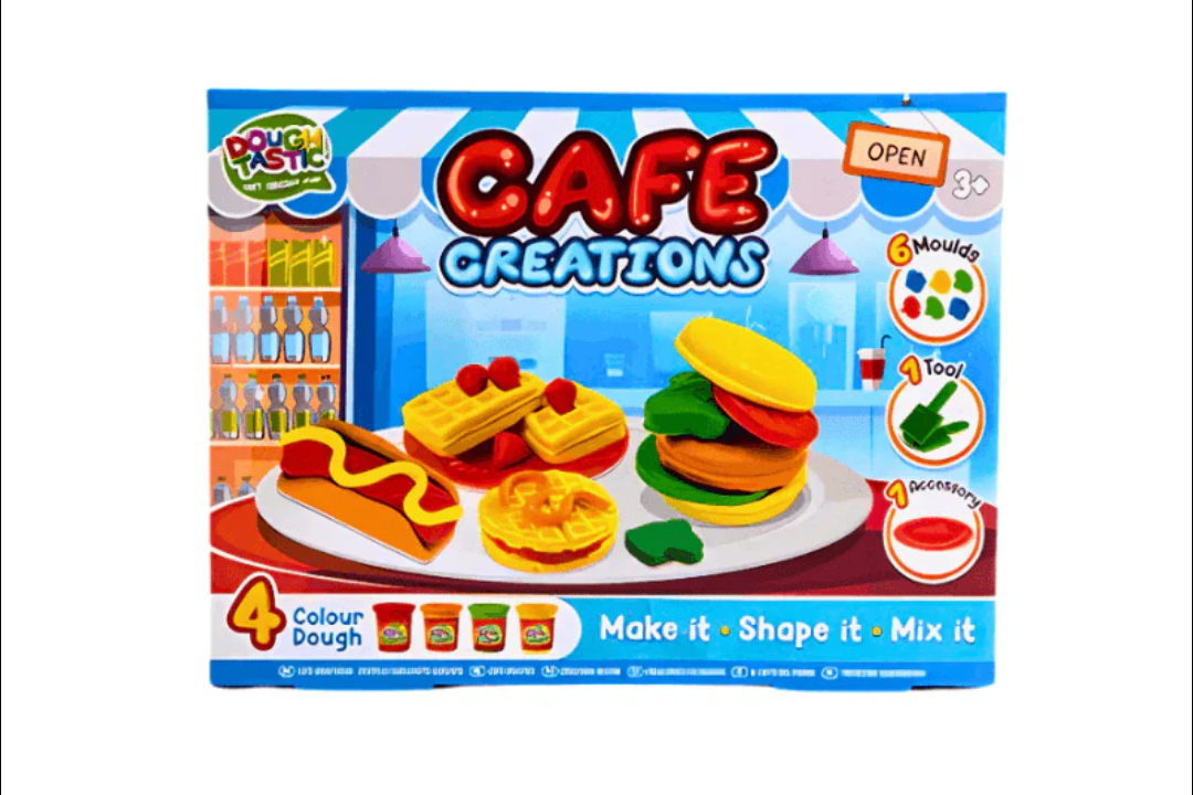 Dough Tastic Cafe Creations play dough set for children aged 3 and older