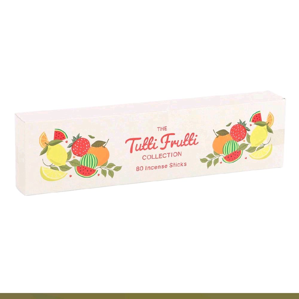 The Tutti Frutti Collection Incense Sticks - Orange Strawberry Watermelon & Lemon Scented Aromatic Sticks 1 supplied Fragrance