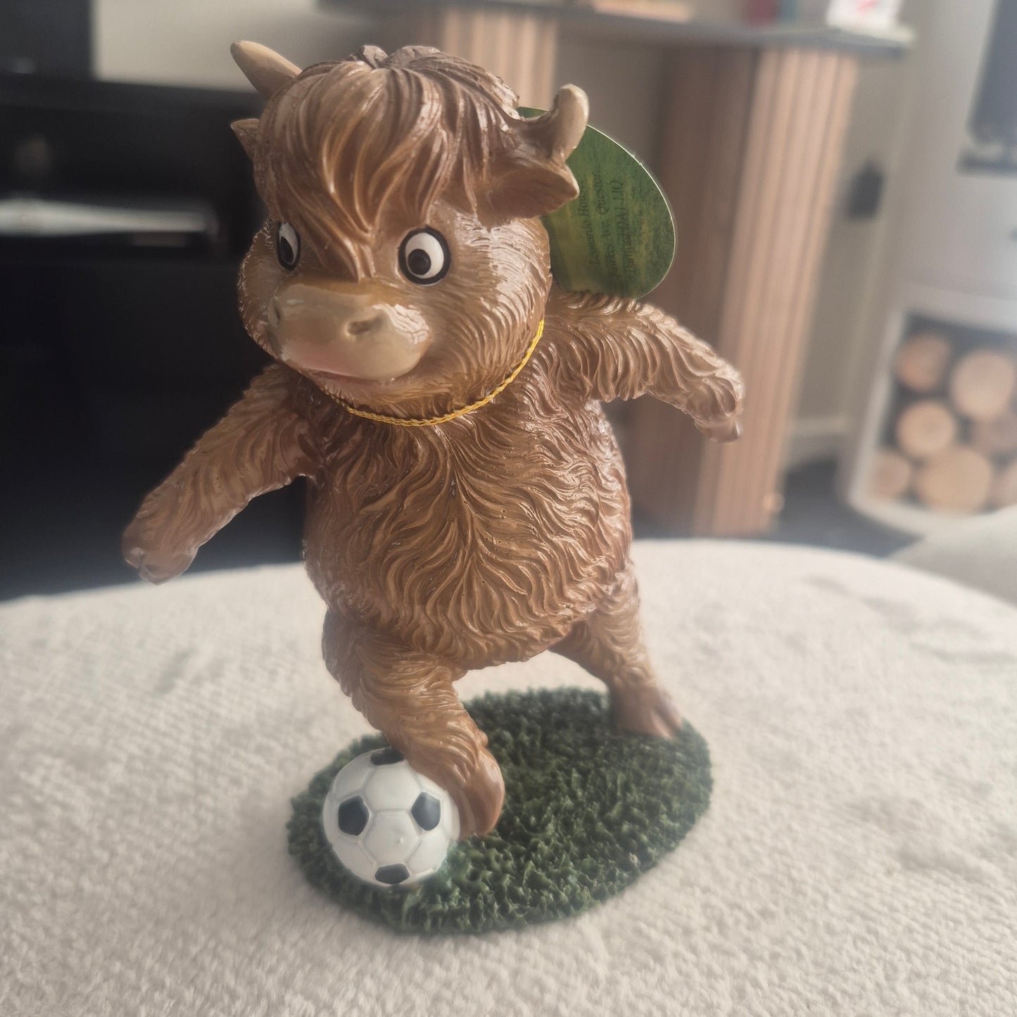 Football Highland cow