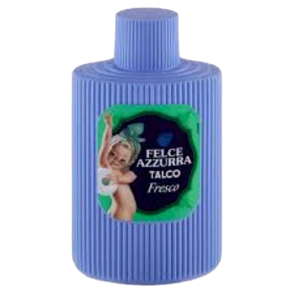 Felce Azzurra Fresh Talc Body Care - Talco Fresco for Skin Care Daily Scent Scented Smooth Fragrances Gentle Powder Natural Ingredients - Cosmetic