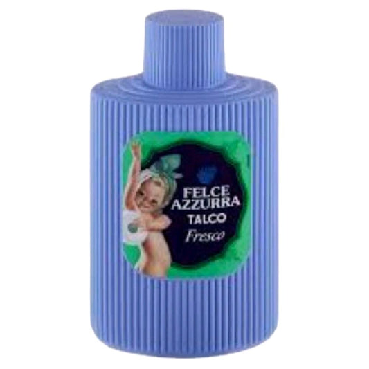Felce Azzurra Fresh Talc Body Care - Talco Fresco for Skin Care Daily Scent Scented Smooth Fragrances Gentle Powder Natural Ingredients - Cosmetic