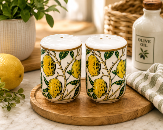 Fruits Salt & Pepper pots Seasoning Kitchen Ceramic