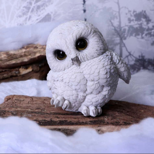 Feathers 12.5cm
Feathers Cute Round Snowy Owl Figurine