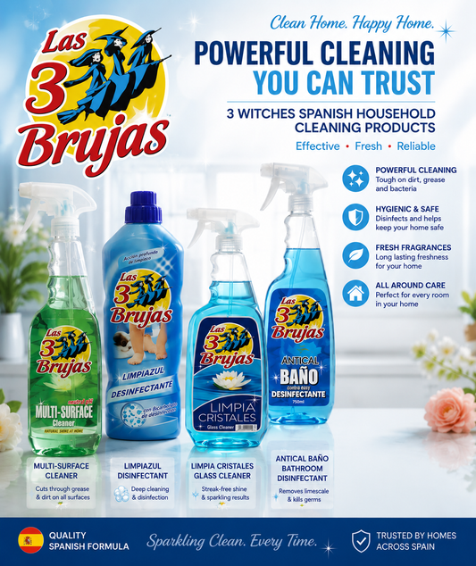 3 Witches spanish Household Cleaning Products