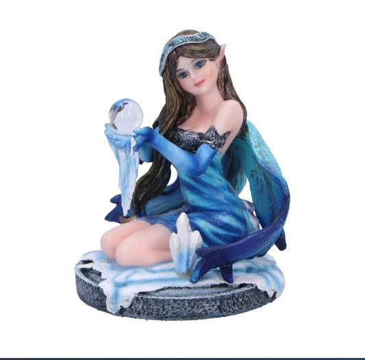 Azura Blue Crystal Fairy Figurine 8.3cm