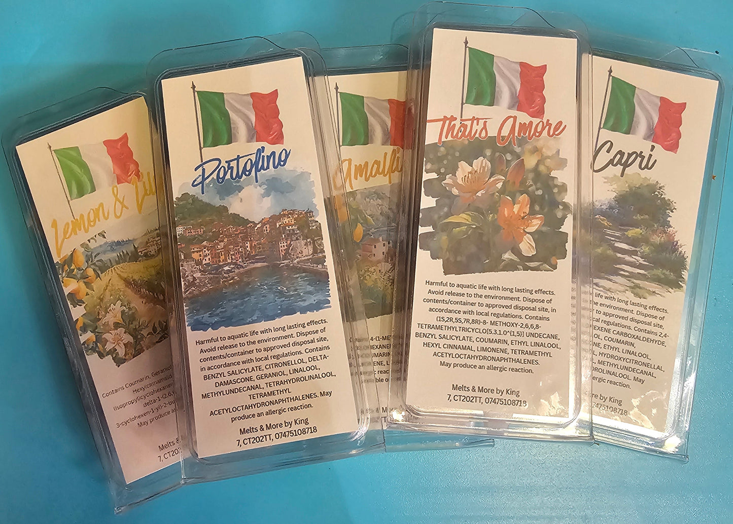 Italian Inspired Wax Melt 50g Bars