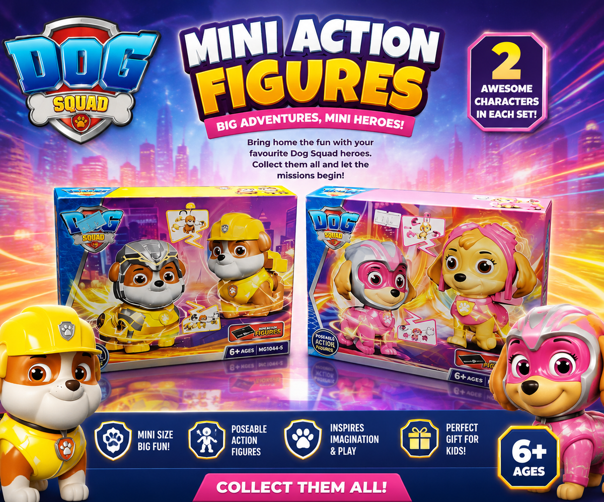 PAW Patrol: The Mighty Movie Pup Squad Surprise Figures