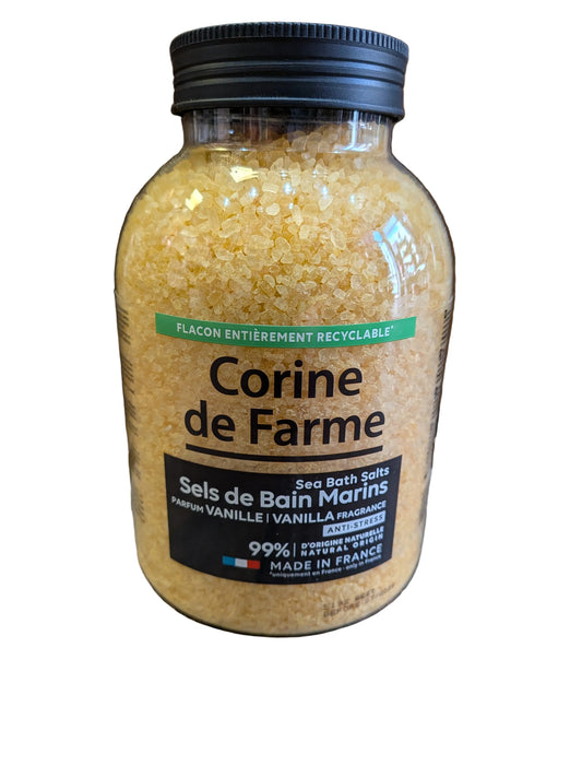 Corine de Farme Anti-Stress Sea Bath Salts with vanilla fragrance
