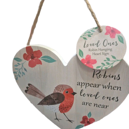 Hangable Robins Appear Plaque