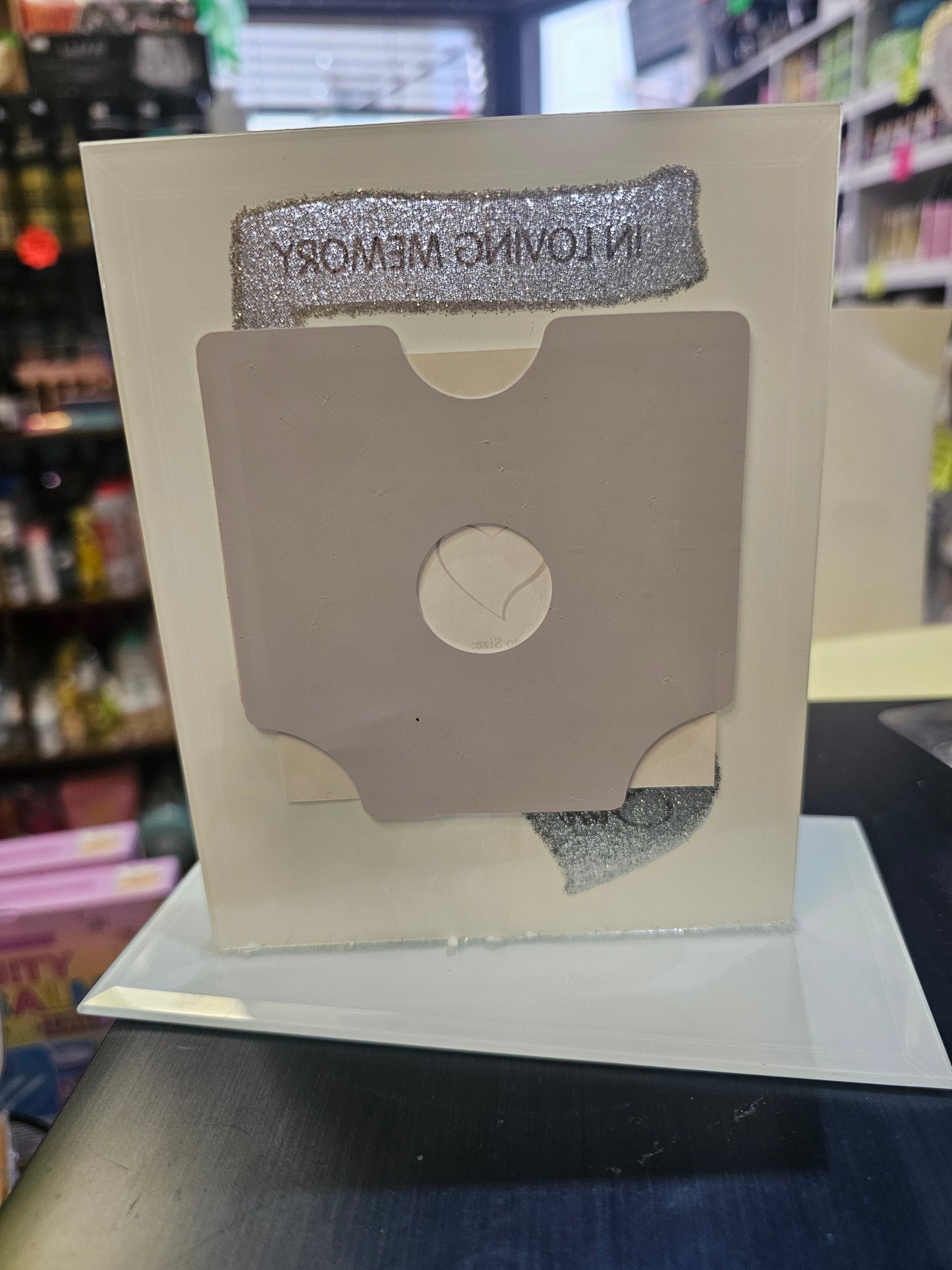 In Loving Memory Son Photo Frame with Rose